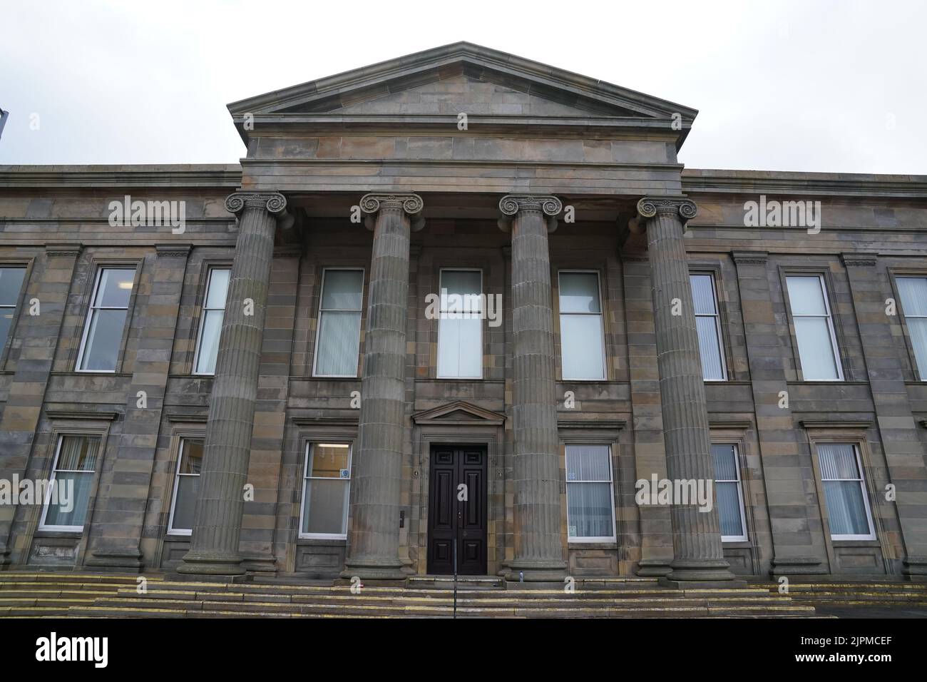 General view of Hamilton Sheriff Court. Picture date Friday August 19