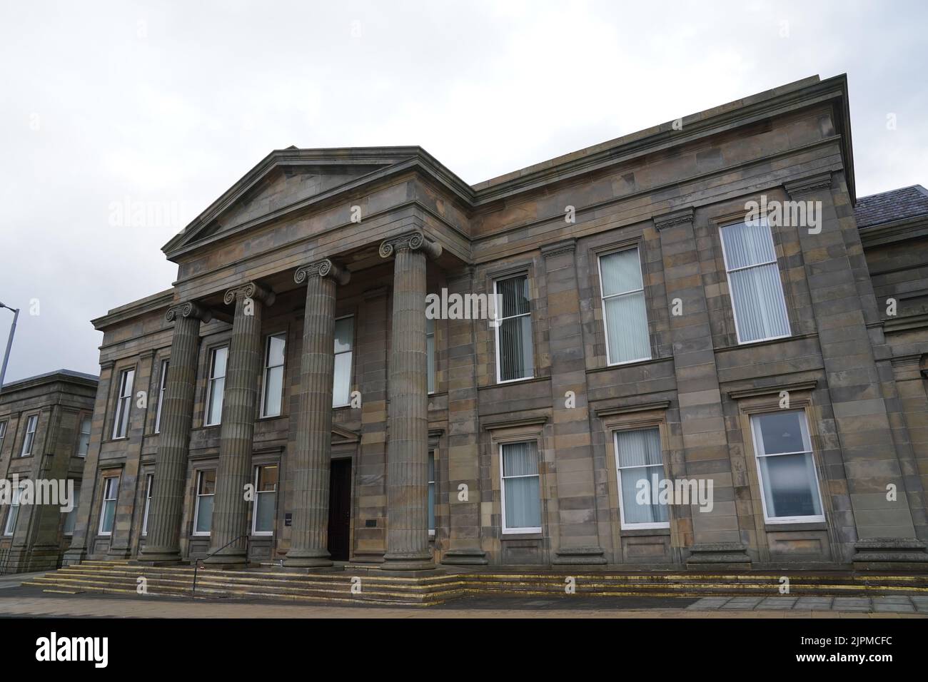 General view of Hamilton Sheriff Court. Picture date Friday August 19