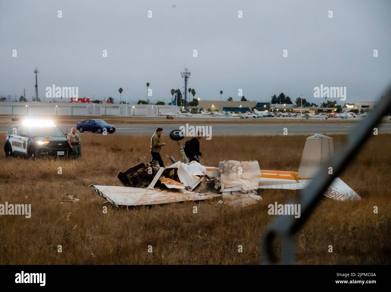 (220819) WATSONVILLE, Aug. 19, 2022 (Xinhua) Investigators work