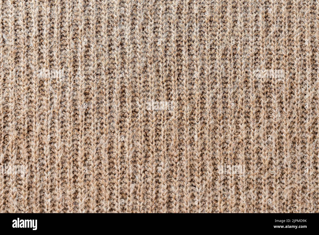 close-up view of wool knit fabric background Stock Photo