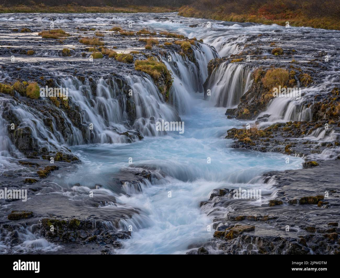 Tropical Lagoon Mural Wallpaper | Waterfall With Turquoise Waters main image 1