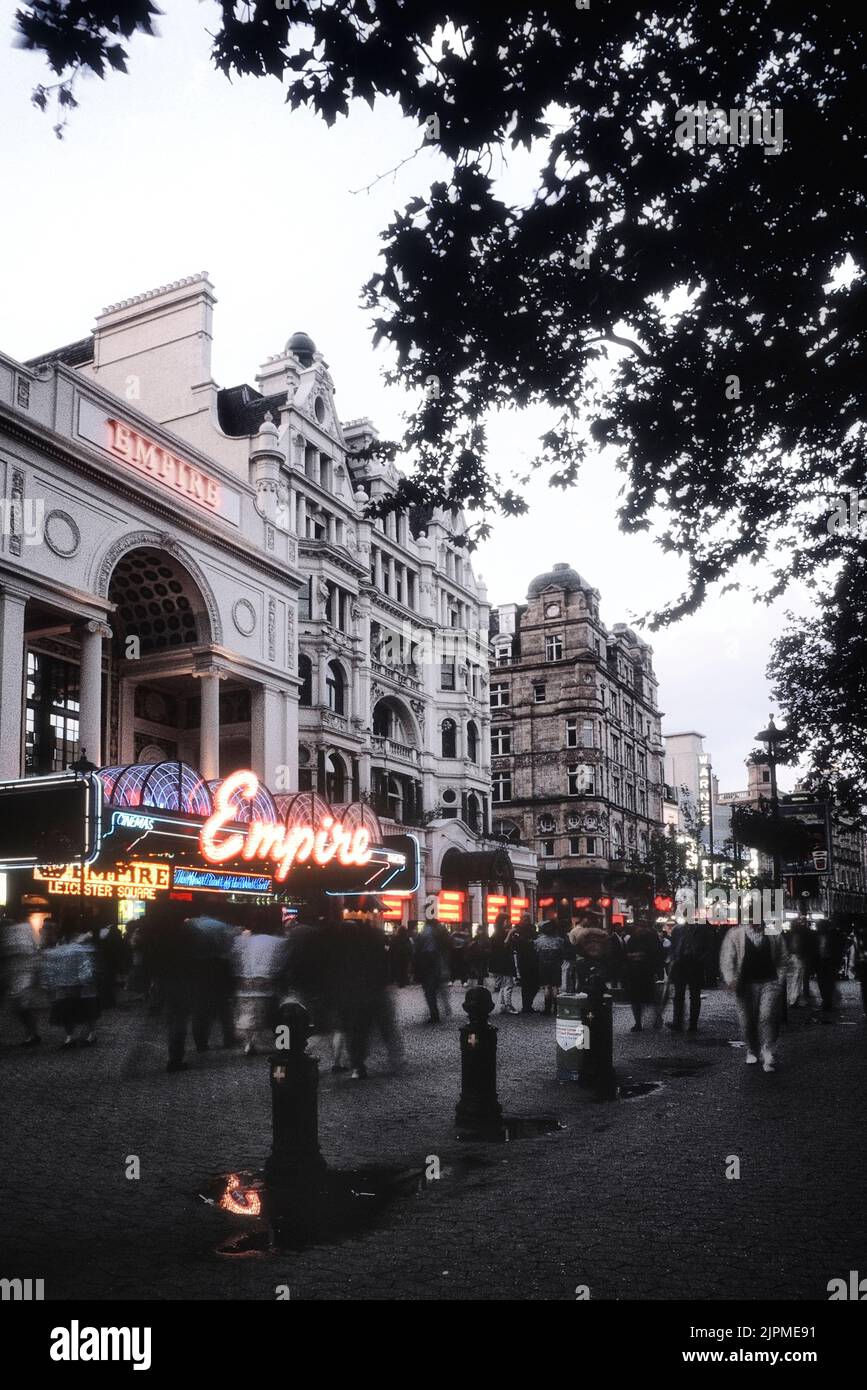 The Empire theatre, Leicester Square, London, England, UK. Circa 1990's Stock Photo