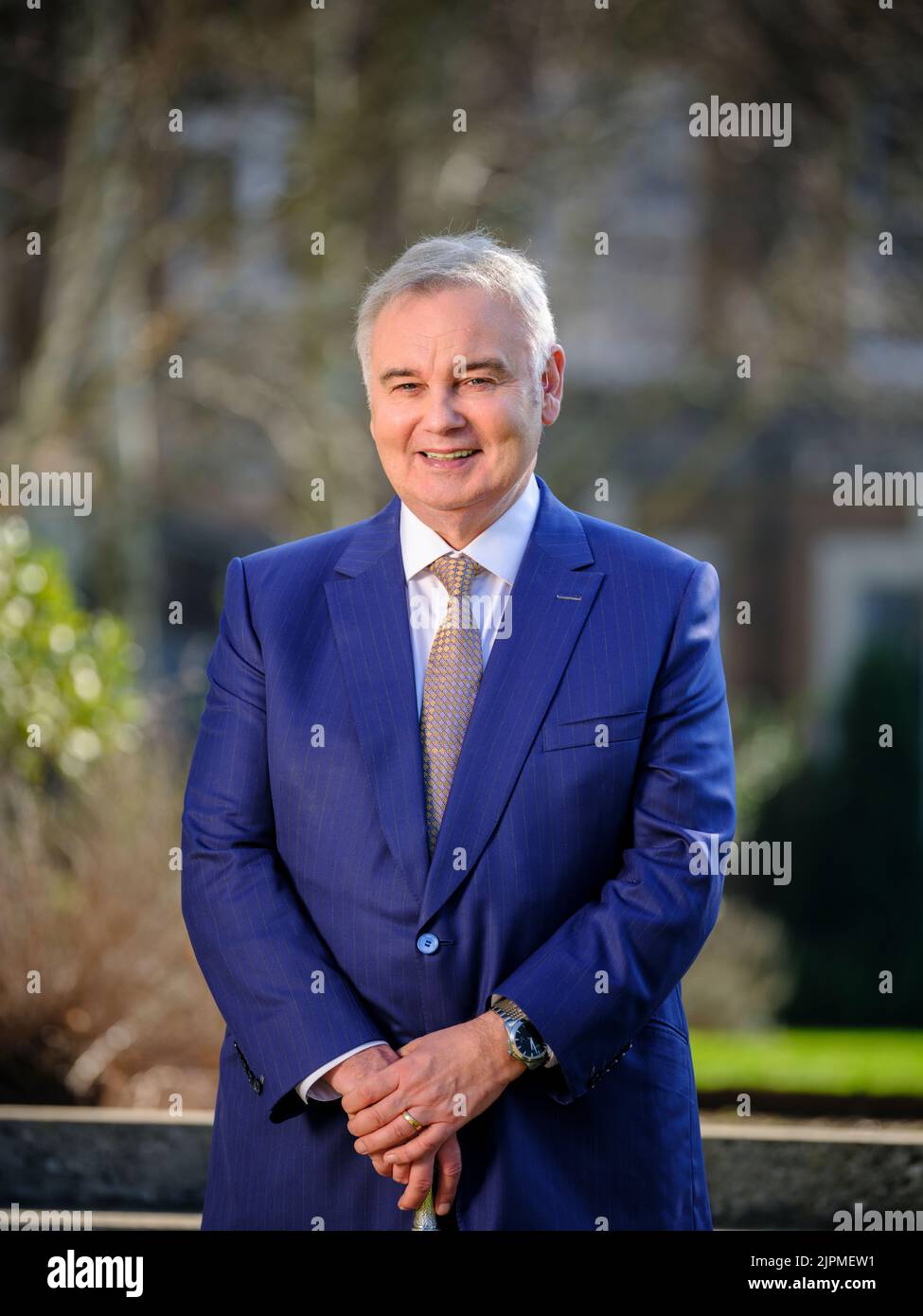 TV personality Eamon Holmes photographed at Oaklands Park Hotel, Weybridge Surrey, UK March 2022.Editorial Use Only. Picture by Jim Holden Stock Photo