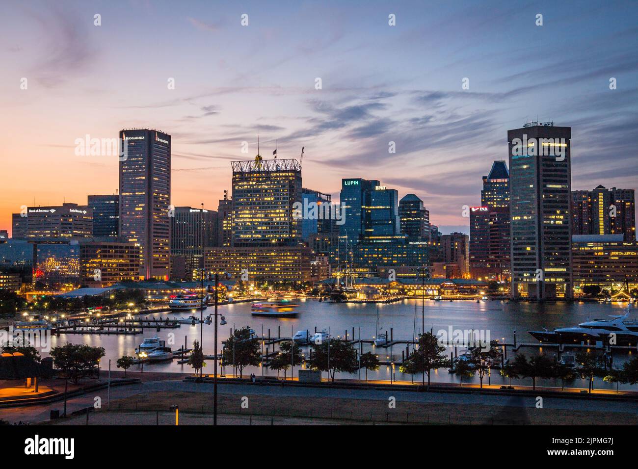 Baltimore city downtown skyline hi-res stock photography and images - Alamy