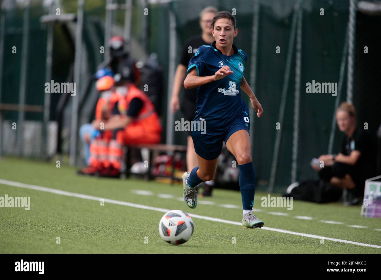 Shahar Nakav of fc qiryat during the match Tallin Fc Flora and Fc qiryat of the first qualifying round of the Uefa Women’s Champions League on August 18, 2022 at Juventus Training Ground, Turin, Italy. Photo Nderim Kaceli Stock Photo