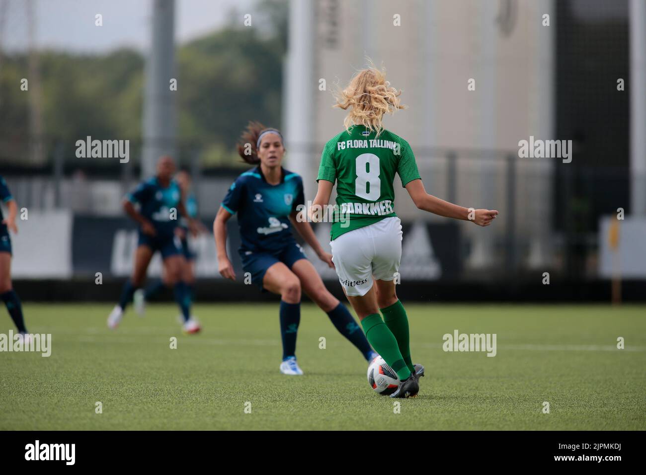 Vinovo, Italy. 18th Aug, 2022. Heliana Tarkmeel of Tallinna Fc Flora during the match Tallin Fc Flora and Fc qiryat of the first qualifying round of the Uefa Womenâ&#x80;&#x99;s Champions League on August 18, 2022 at Juventus Training Ground, Turin, Italy. Photo Nderim Kaceli Credit: Independent Photo Agency/Alamy Live News Stock Photo