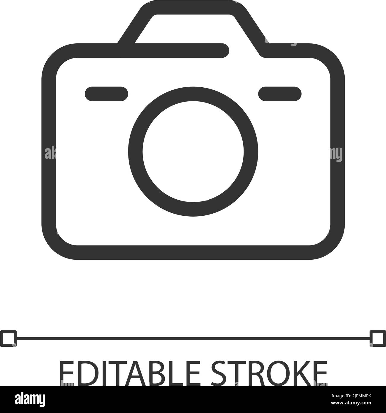 Camera pixel perfect linear ui icon Stock Vector Image & Art - Alamy