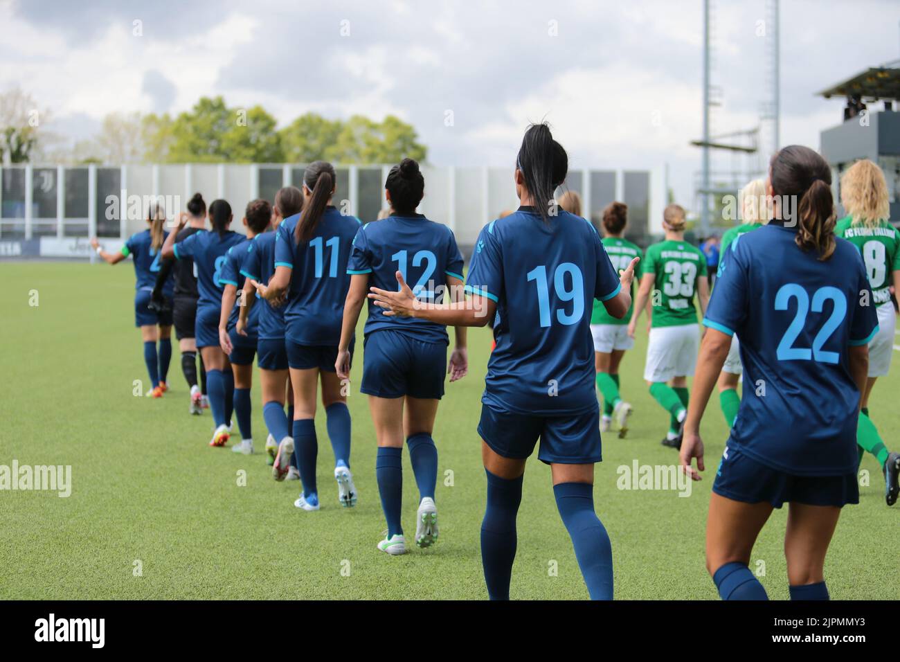 Vinovo, Italy. 18th Aug, 2022. during the match Tallin Fc Flora and Fc qiryat of the first qualifying round of the Uefa Womenâ&#x80;&#x99;s Champions League on August 18, 2022 at Juventus Training Ground, Turin, Italy. Photo Nderim Kaceli Credit: Independent Photo Agency/Alamy Live News Stock Photo