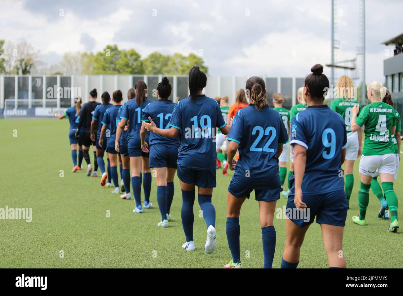 Vinovo, Italy. 18th Aug, 2022. during the match Tallin Fc Flora and Fc qiryat of the first qualifying round of the Uefa Womenâ&#x80;&#x99;s Champions League on August 18, 2022 at Juventus Training Ground, Turin, Italy. Photo Nderim Kaceli Credit: Independent Photo Agency/Alamy Live News Stock Photo