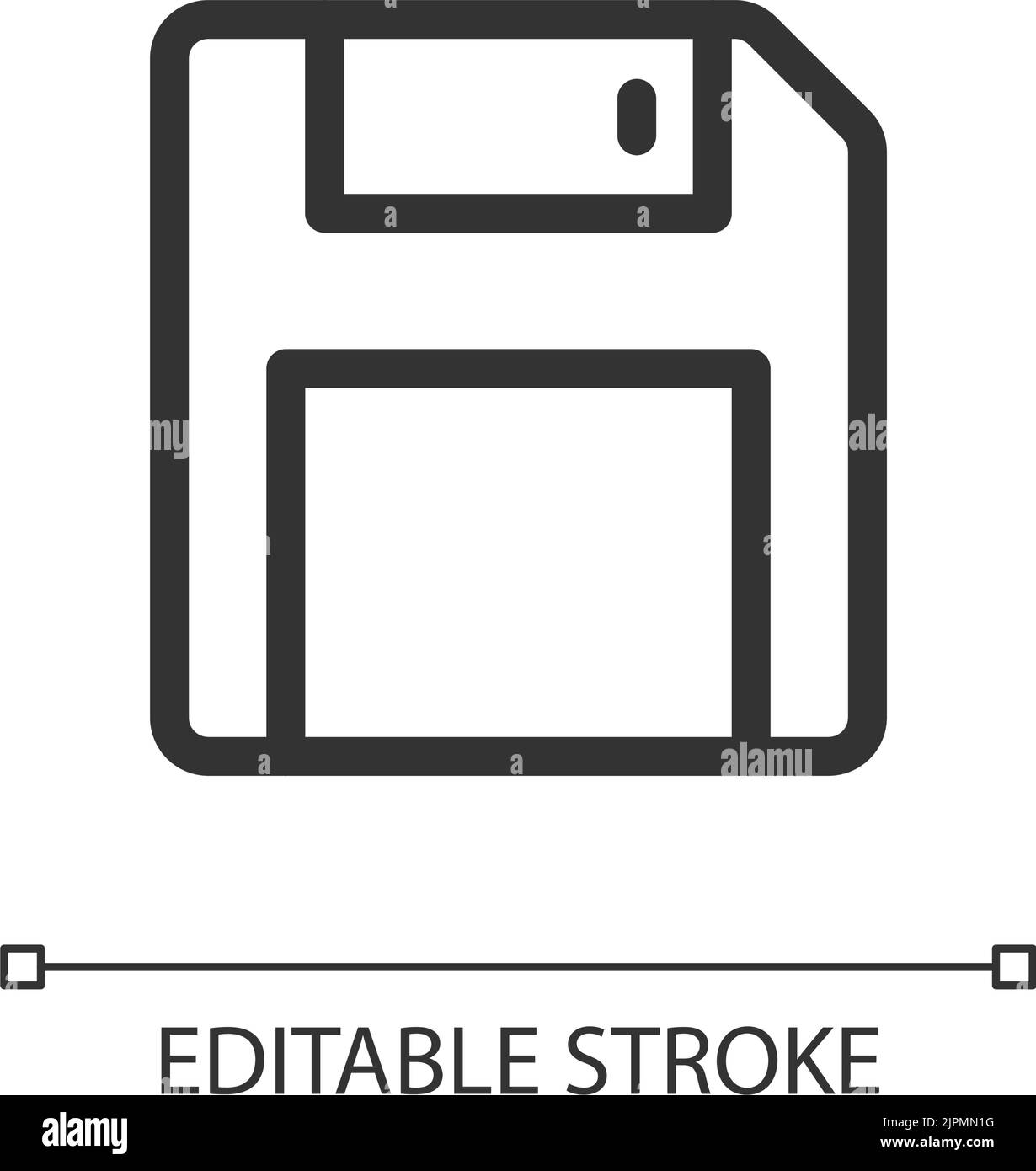 Pixel art floppy disk Black and White Stock Photos & Images - Alamy