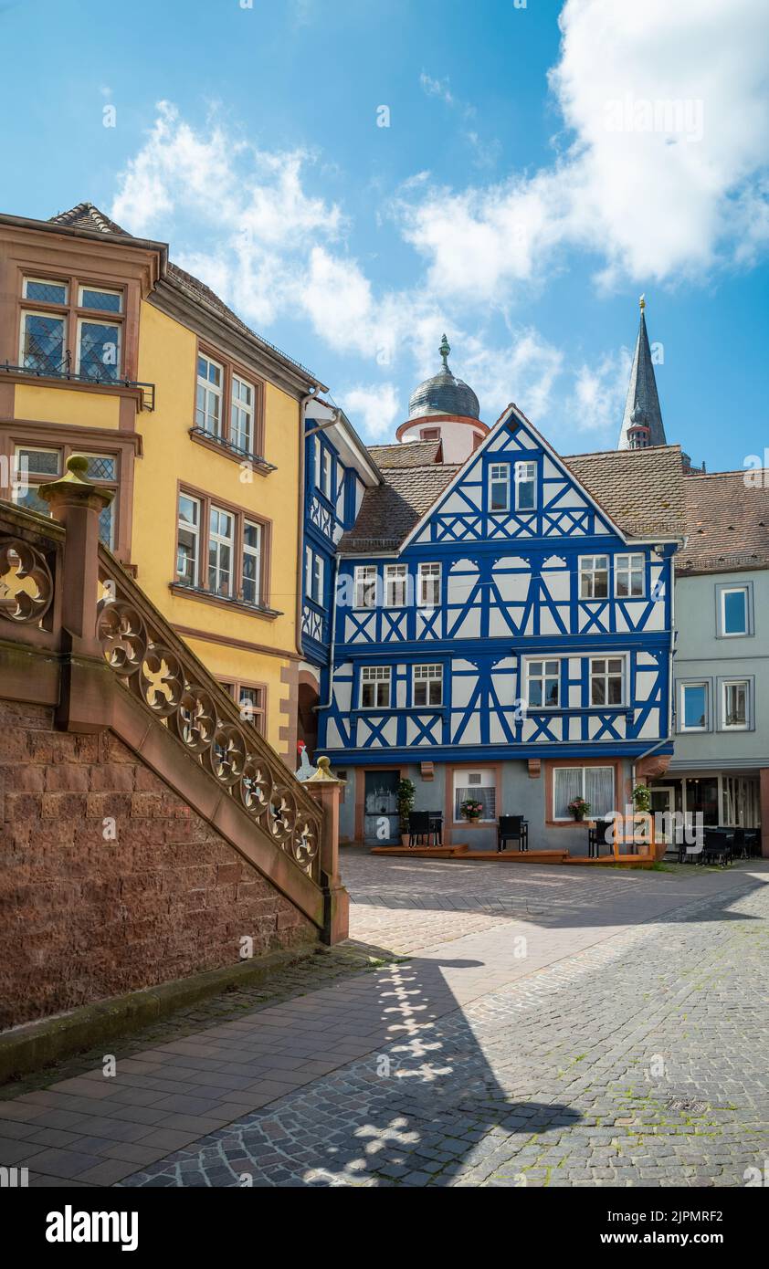Germany, Wertheim, the traditional architectures of the old town Stock Photo
