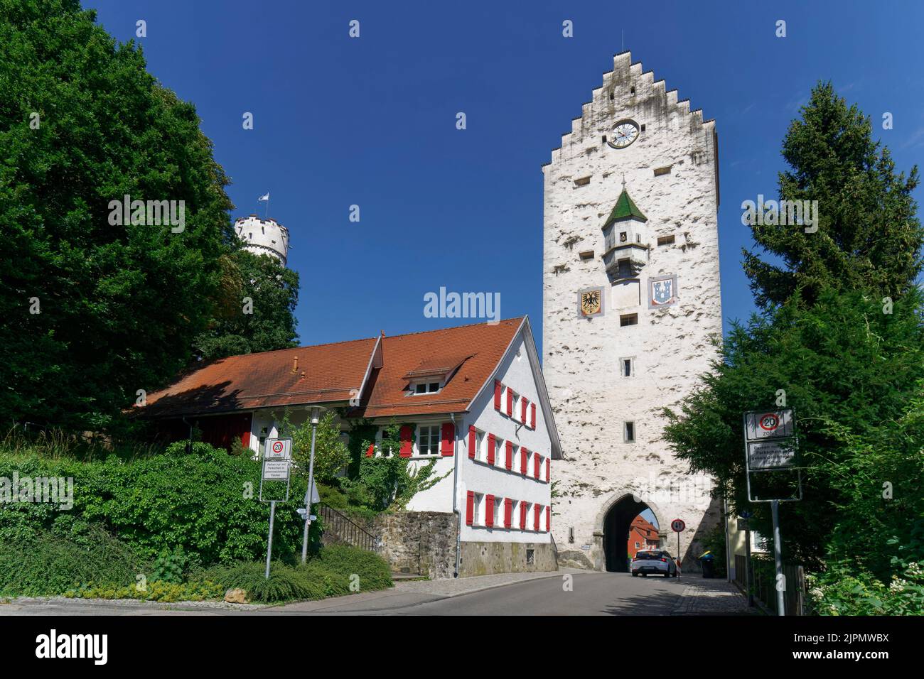 Obertor, Stadttor, 13. Jahrhundert,  Ravensburg, Baden-Württemberg, Deutschland Stock Photo