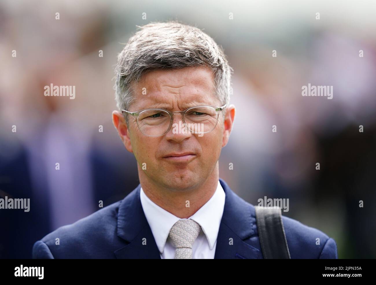 Trainer Roger Varian during day three of the Ebor Festival at York
