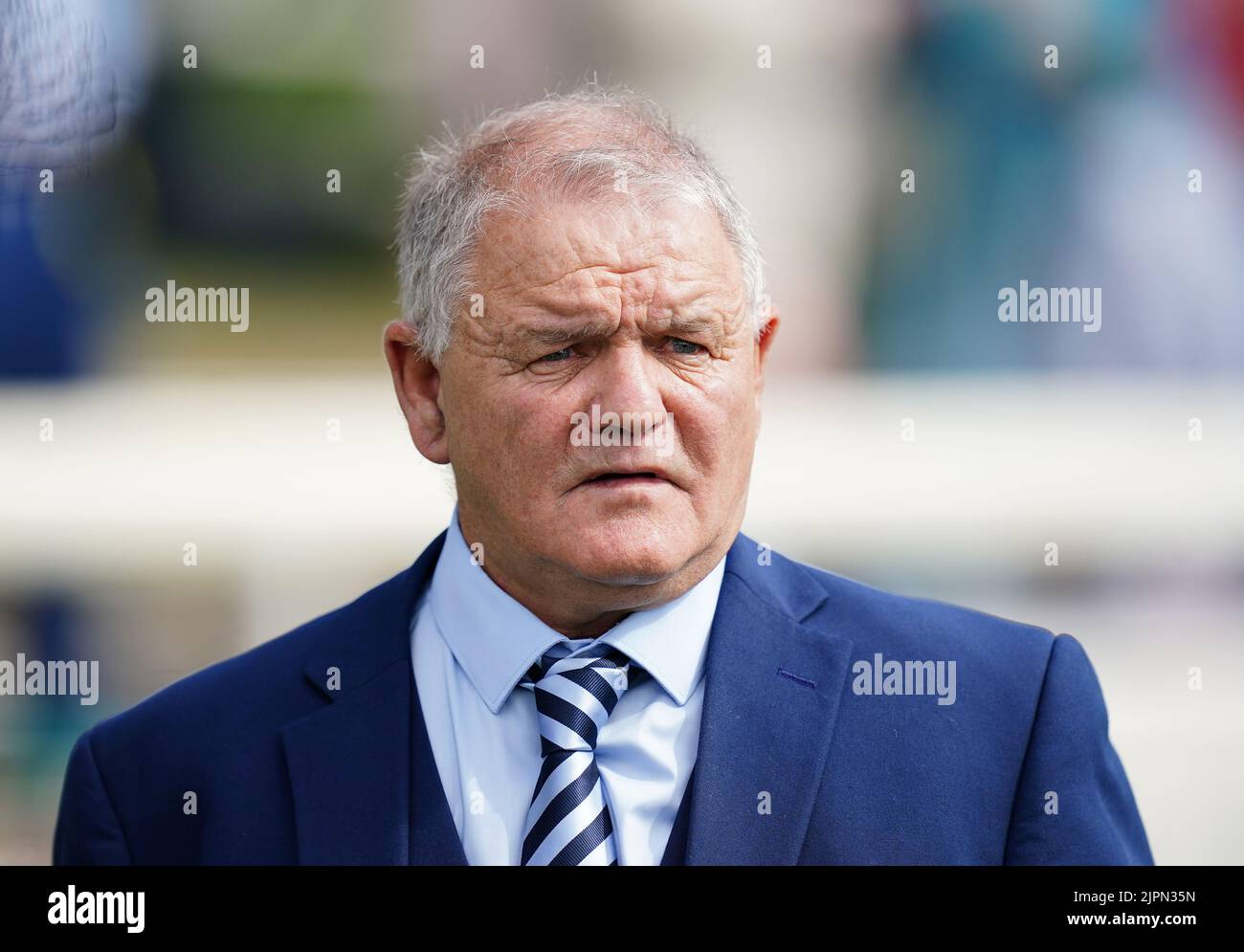 Trainer Brian Ellison during day three of the Ebor Festival at York