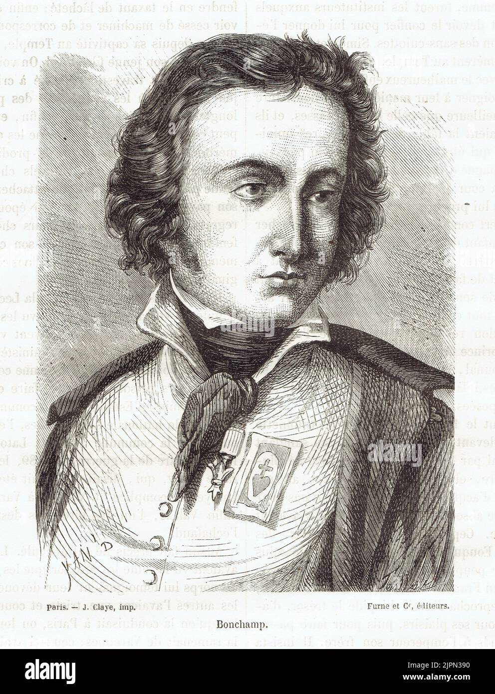 Charles Melchior Artus de Bonchamps. commandant des armées vendéennes ...