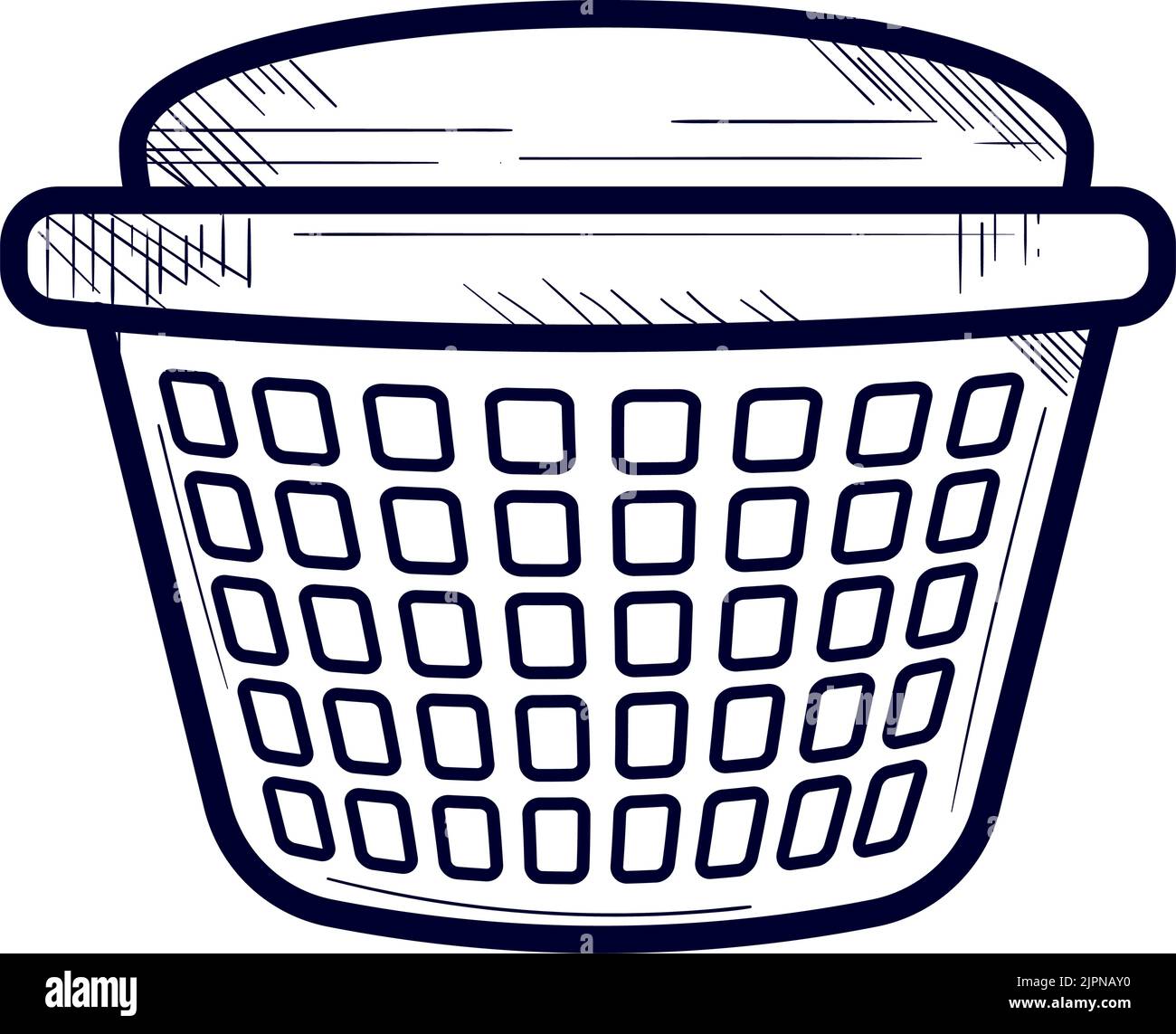 Laundry Basket Icon Stock Vector Image Art Alamy