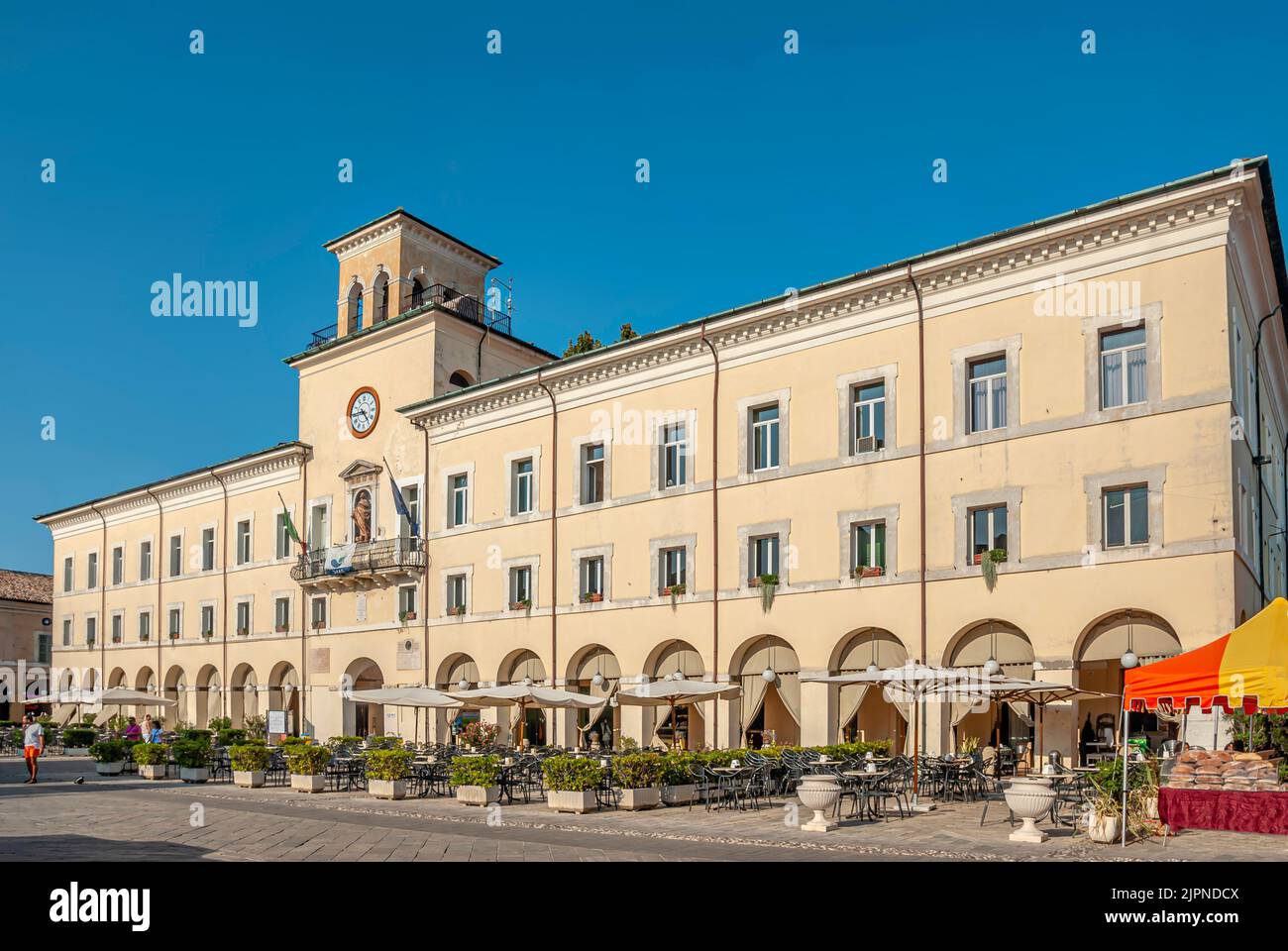 Municipio of Cervia, Town Hall, Emilia-Romagna, Italy. Stock Photo