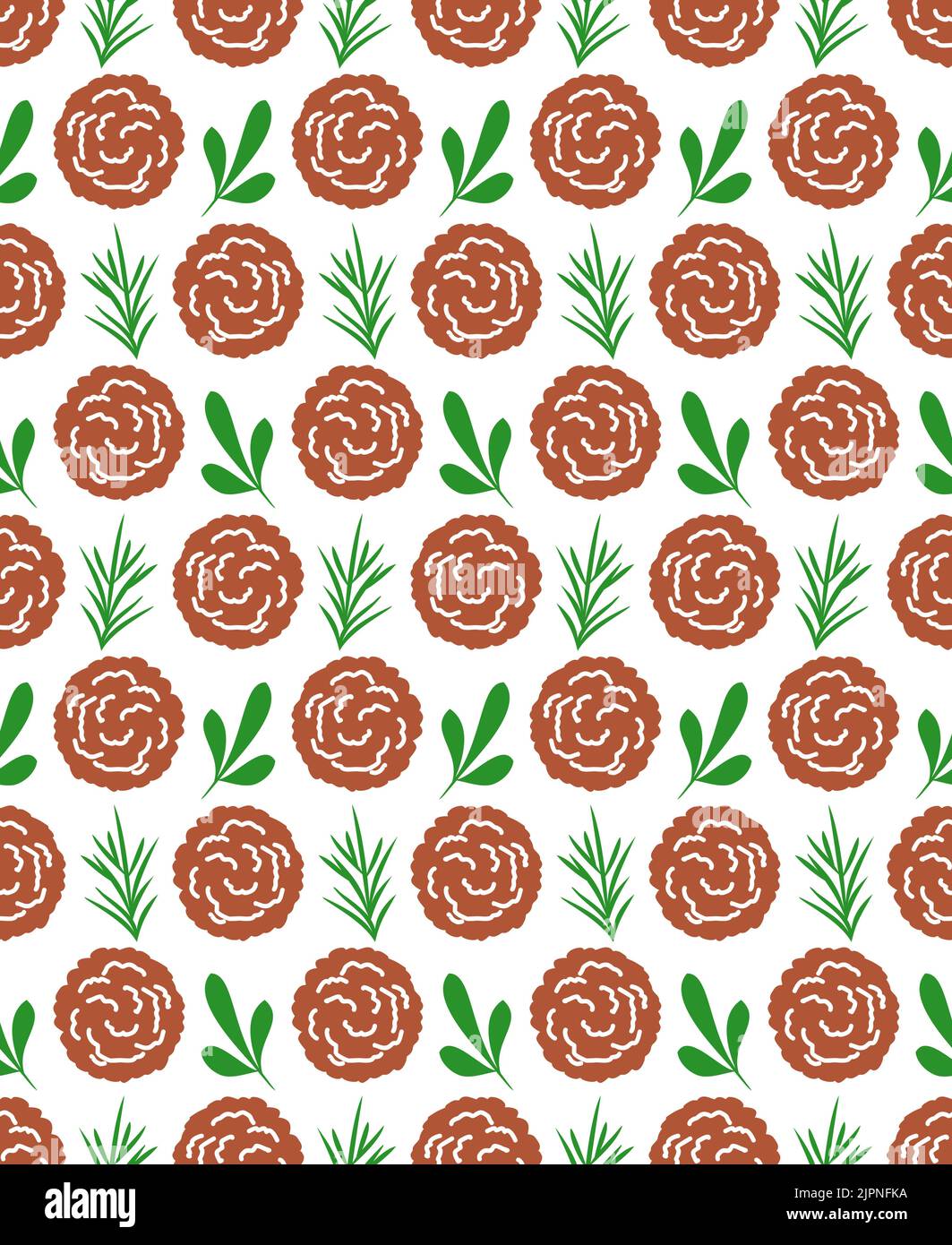 Pasta and meatballs pattern seamless. Food background Stock Vector