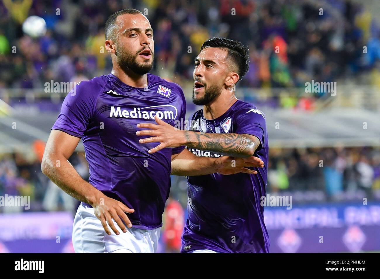 Acf Goals Arthur Cabral (ACF Fiorentina) celebrates after scoring a goal with ...