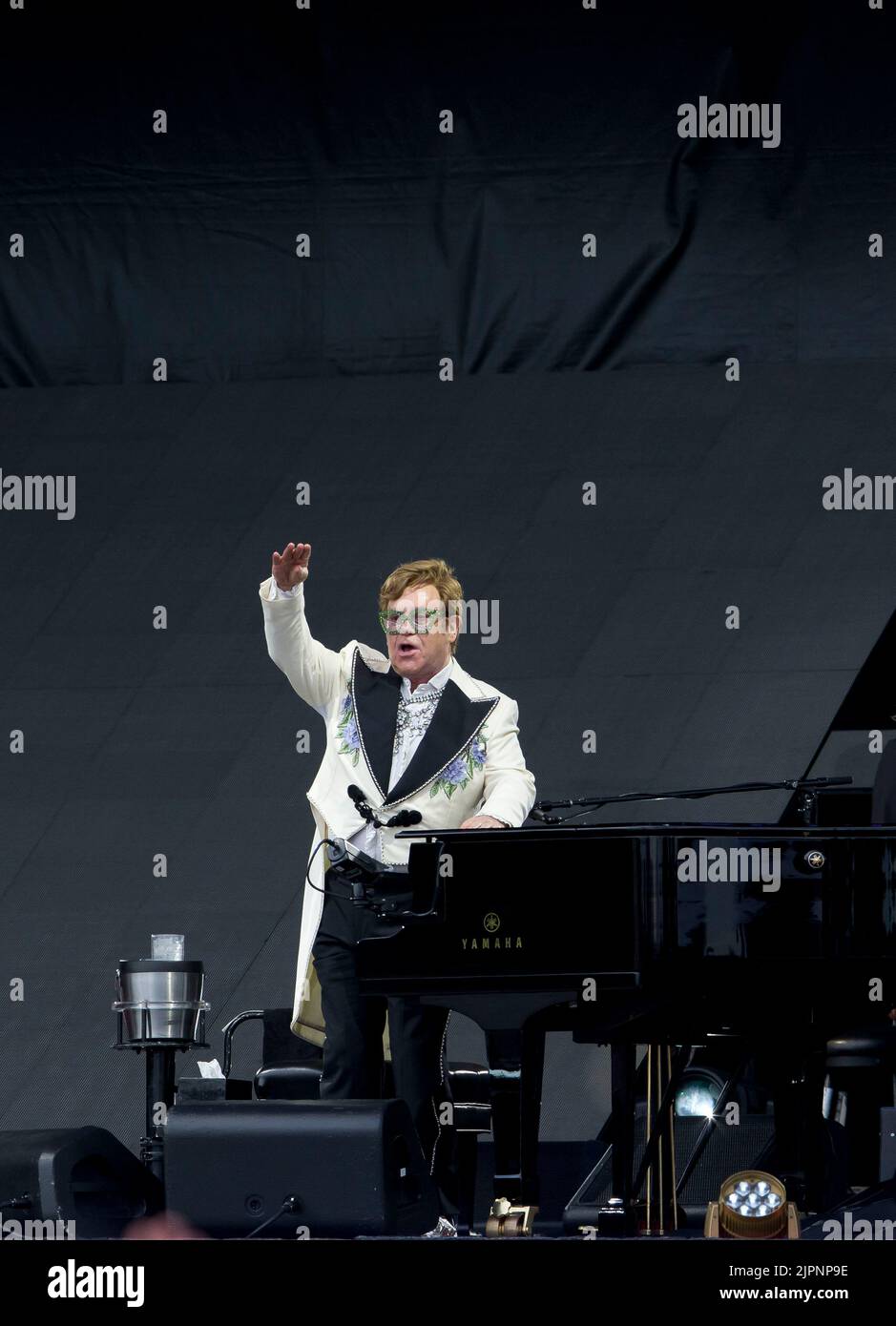 London UK 24.6.2022 Hyde Park Park lane Sir Elton John headlines on day one at the British summertime festival Stock Photo