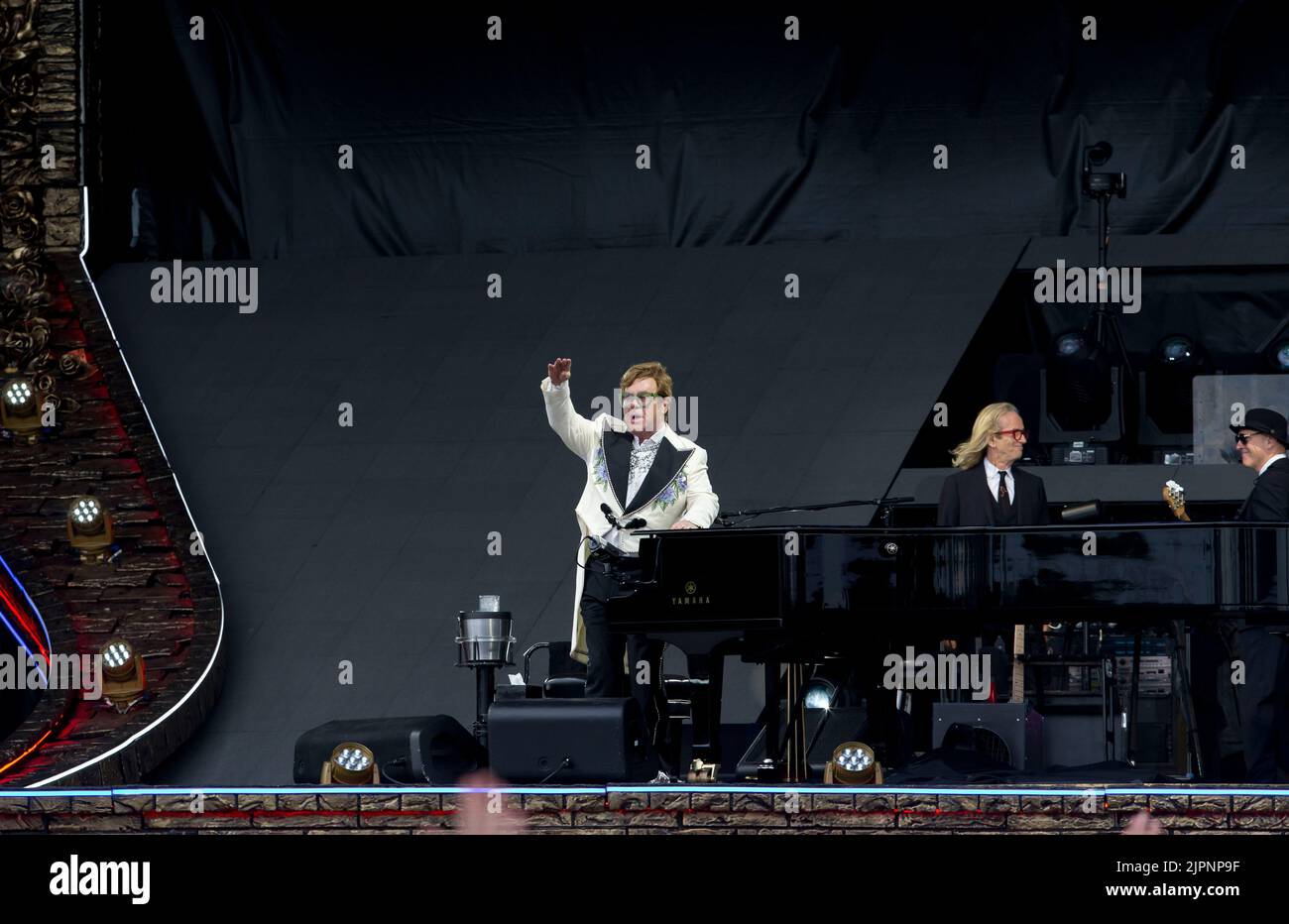 London UK 24.6.2022 Hyde Park Park lane Sir Elton John headlines on day one at the British summertime festival Stock Photo