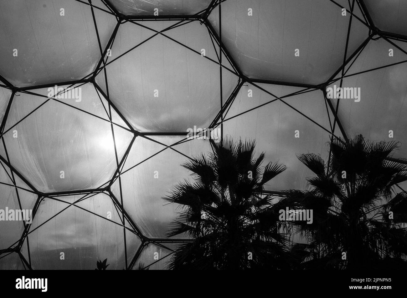 Geodesic dome greenhouse Black and White Stock Photos & Images - Alamy