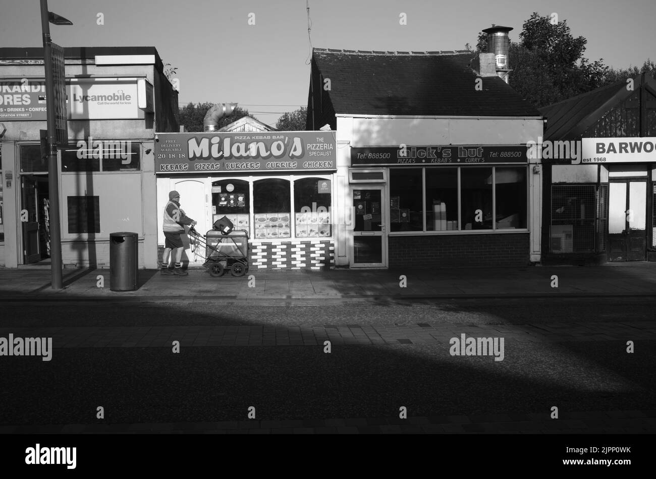 Shops in Preston Stock Photo