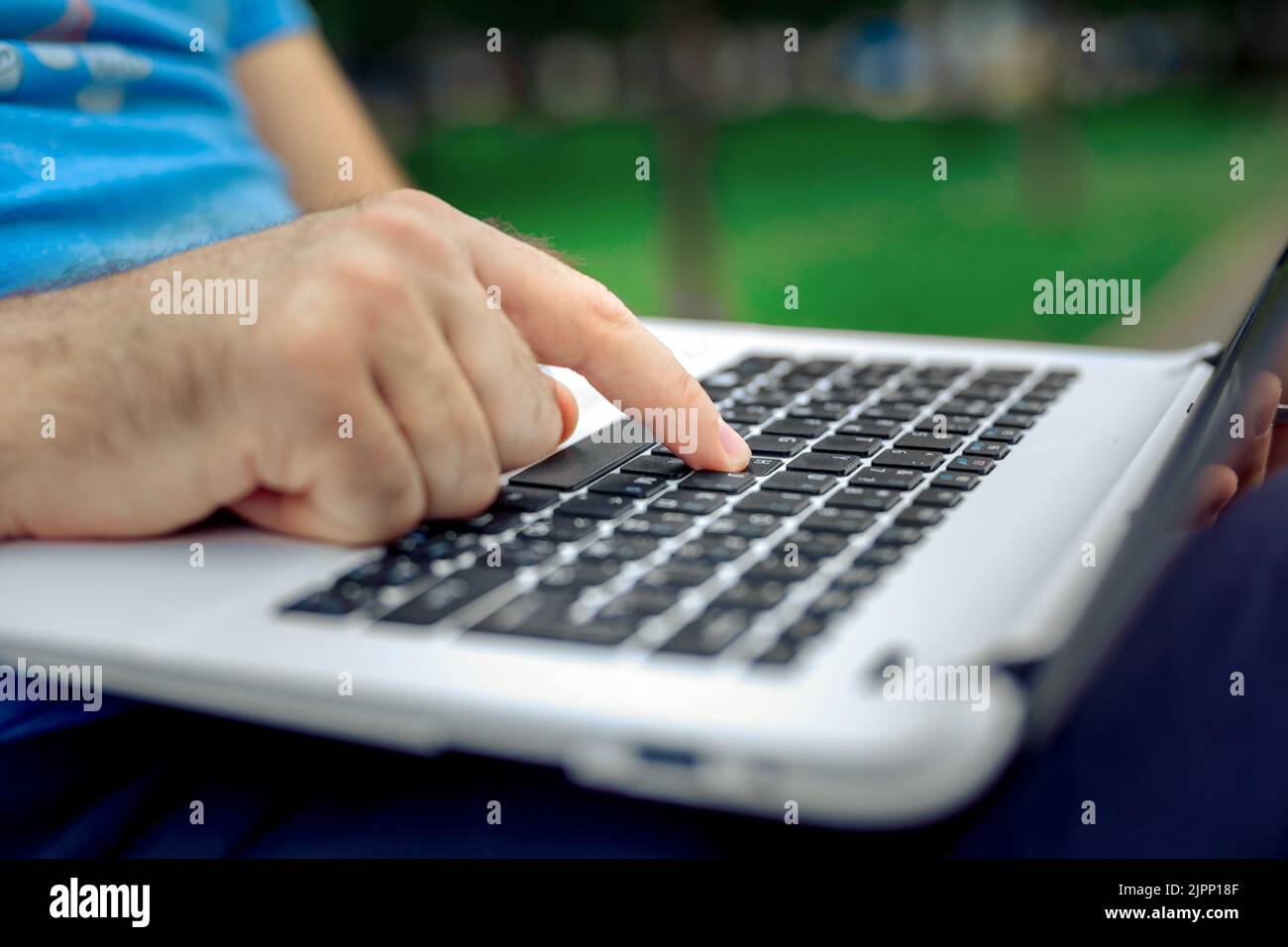 Guy laptop notebook computers hi-res stock photography and images - Alamy