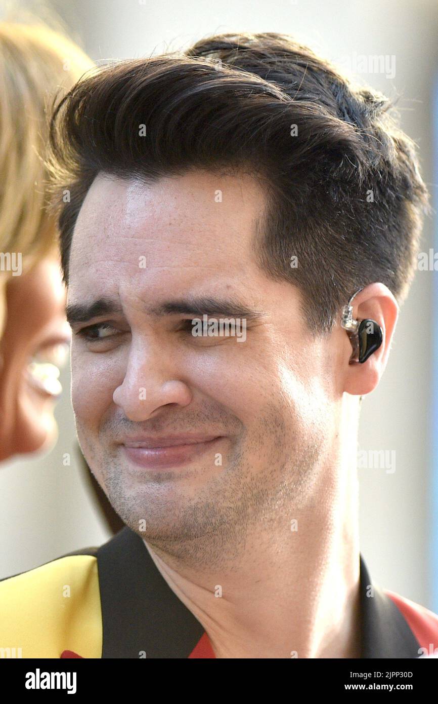 New York, NY, USA. 19th Aug, 2022. Brendon Urie on stage for NBC Today