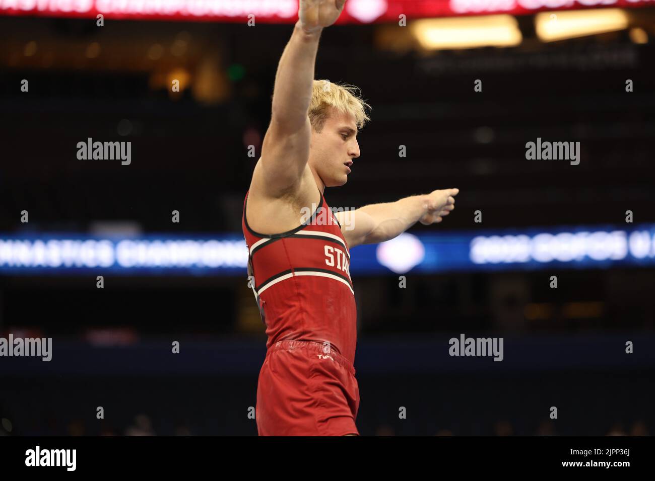 August 18, 2022 Colt Walker from Stanford competes during men's