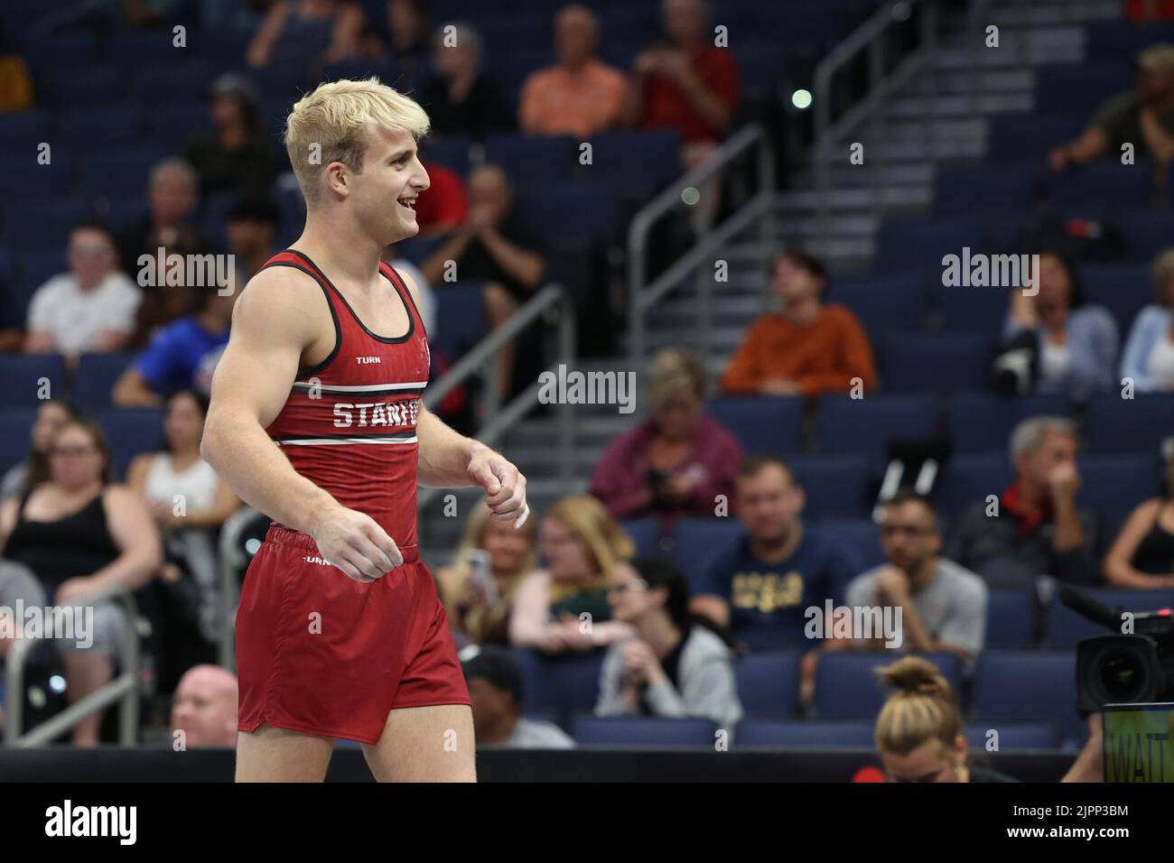 August 18, 2022 Colt Walker from Stanford competes during men's