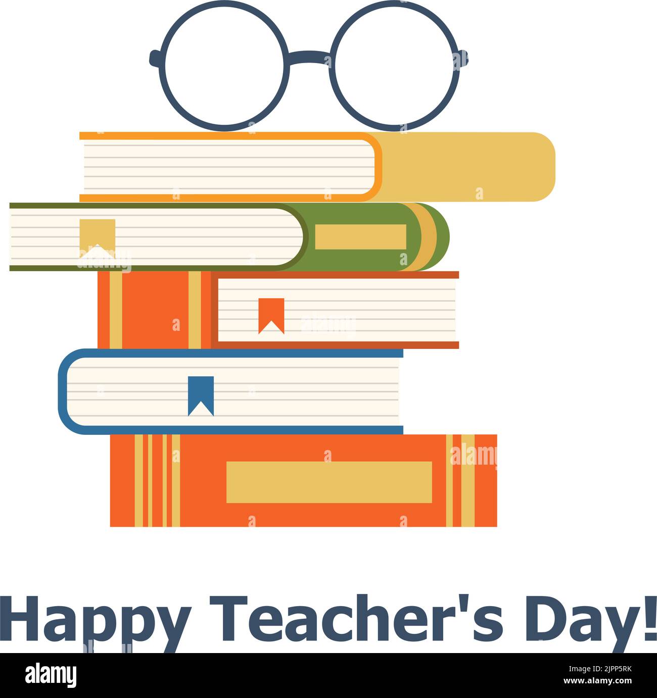 Happy teacher's day vector poster design, best teacher ever, school