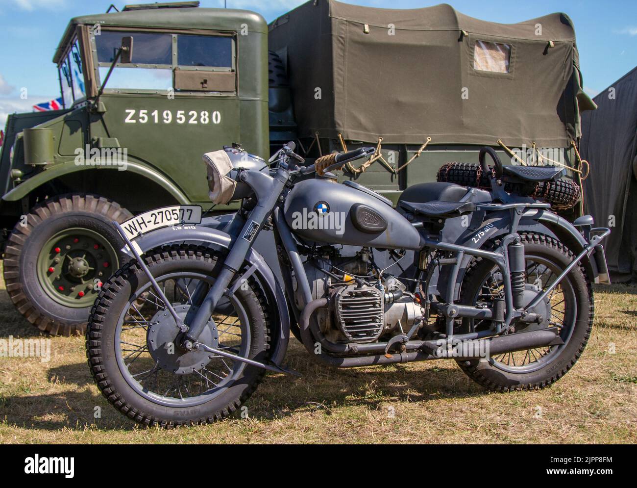 Wwii german bmw motorcycle hi-res stock photography and images - Alamy