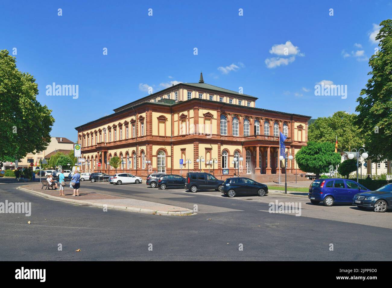 Neustadt an der Weinstrasse, Germany - August 2022: Saalbau, a multifunctional event and congress center used for cultural events Stock Photo