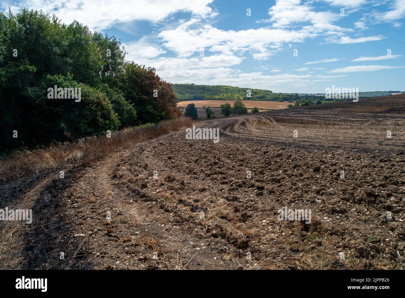Wendover, Buckinghamshire, UK. 19th August, 2022. The aftermath of a