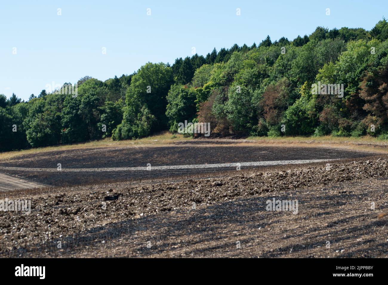 Wendover, Buckinghamshire, UK. 19th August, 2022. The aftermath of a