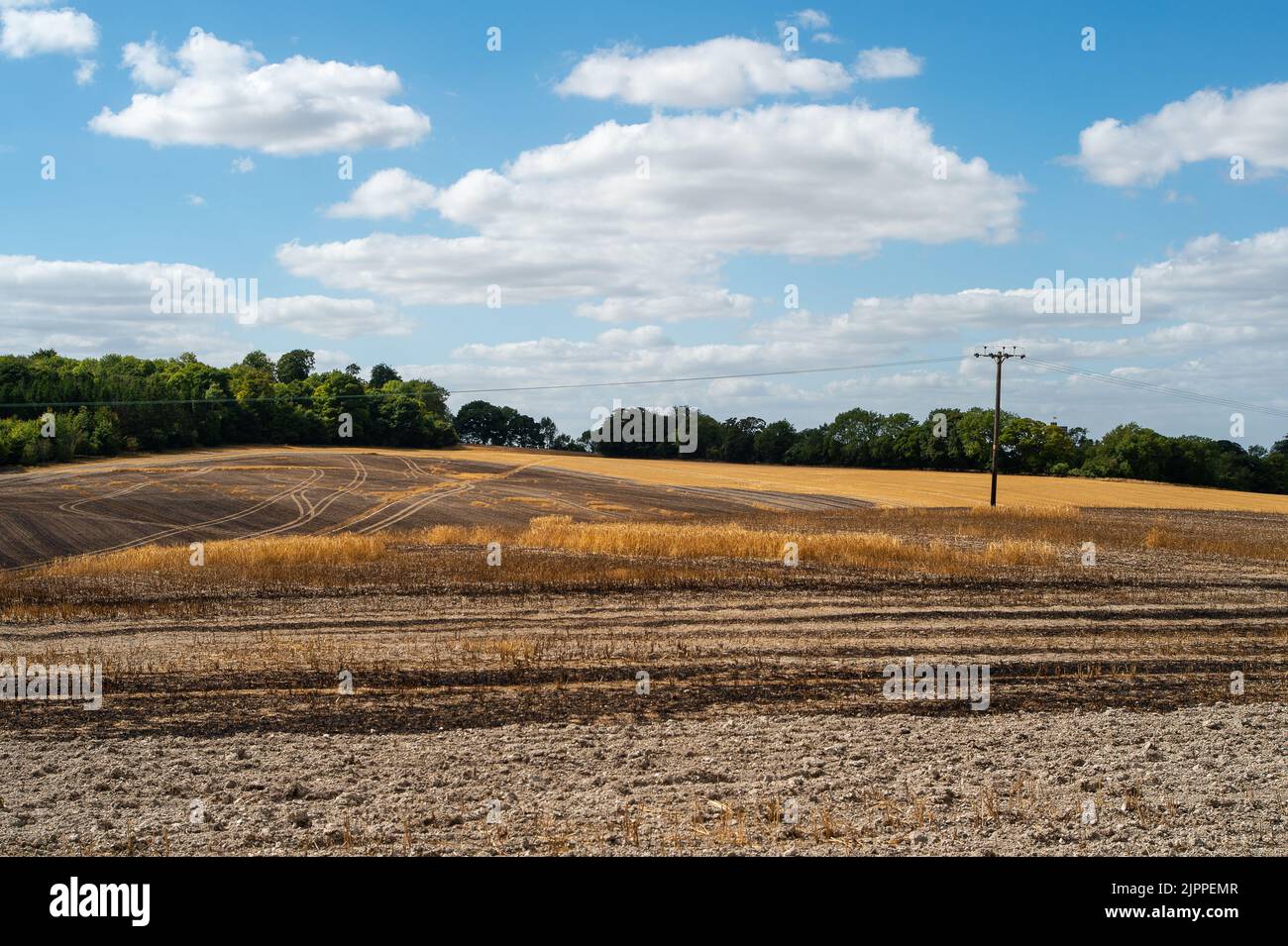 Wendover, Buckinghamshire, UK. 19th August, 2022. The aftermath of a