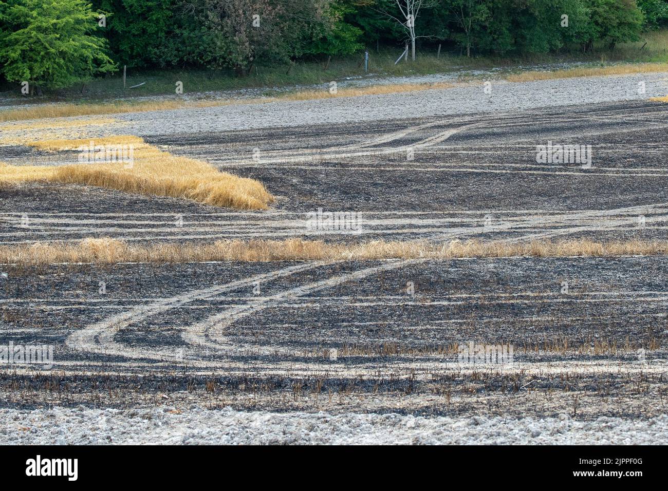 Wendover, Buckinghamshire, UK. 19th August, 2022. The aftermath of a