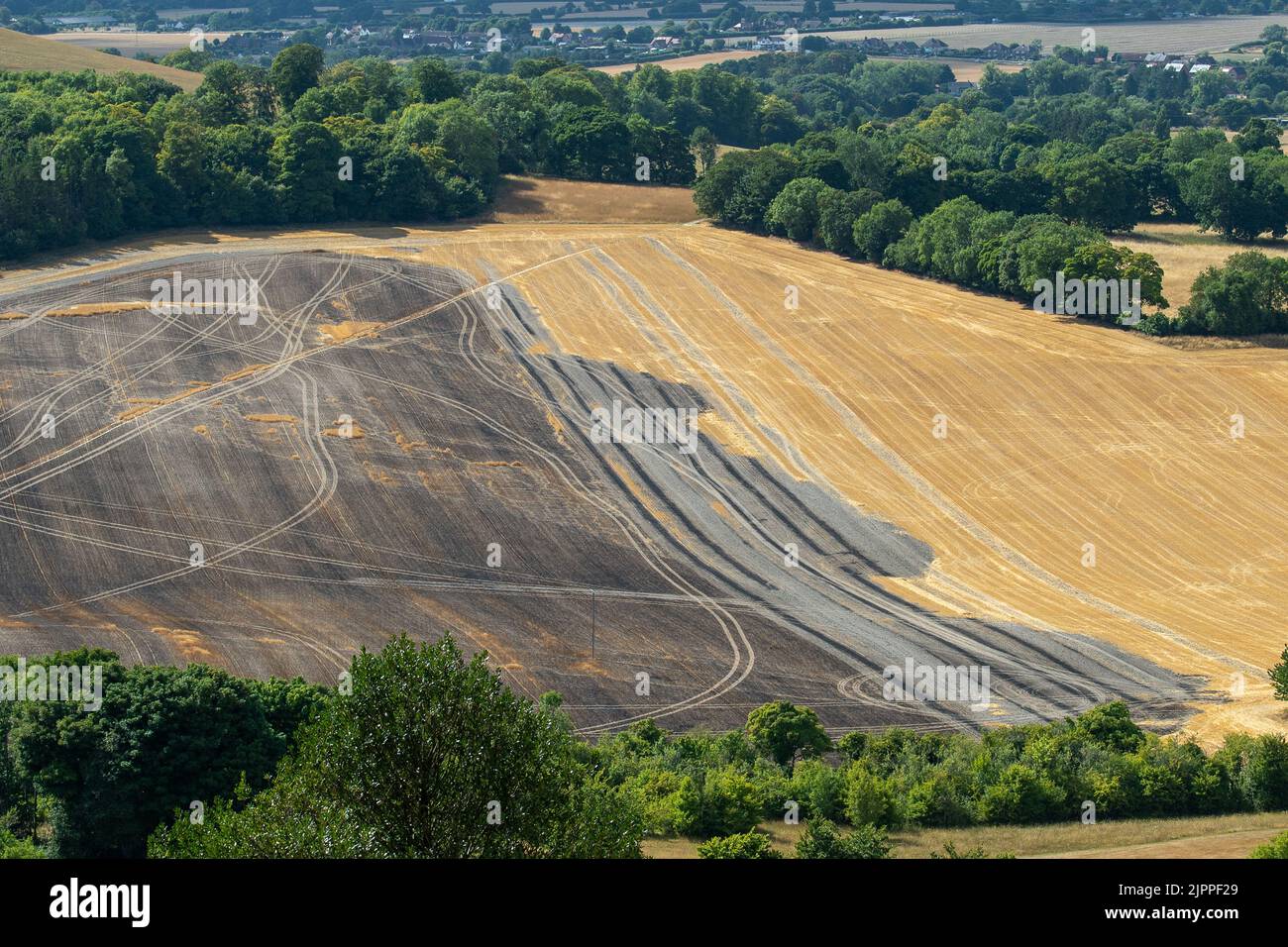 Wendover, Buckinghamshire, UK. 19th August, 2022. The aftermath of a