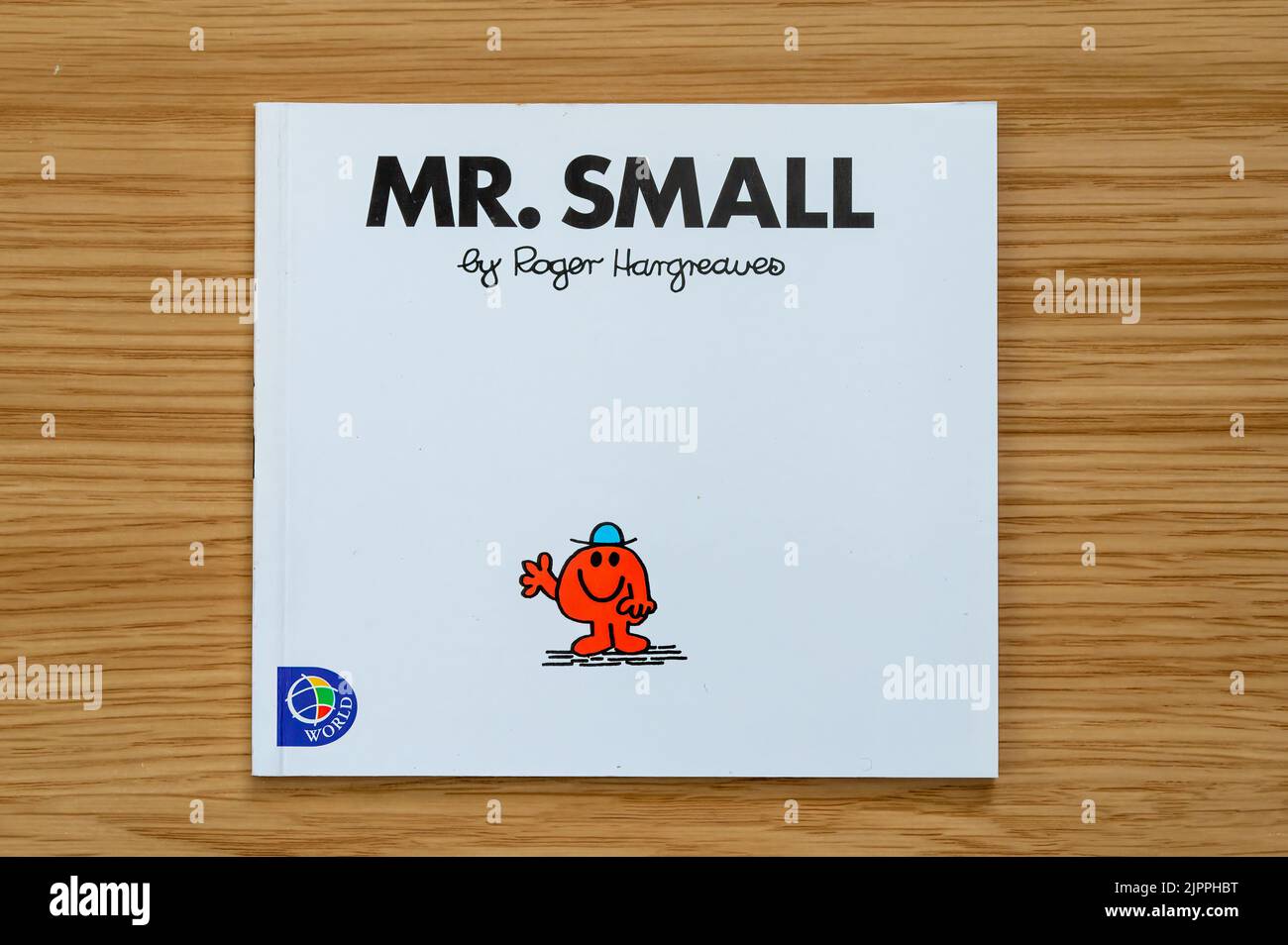 CHESTER, UNITED KINGDOM - JULY 31ST 2022: Mr Small, front cover of Mr Men series of books Stock Photo