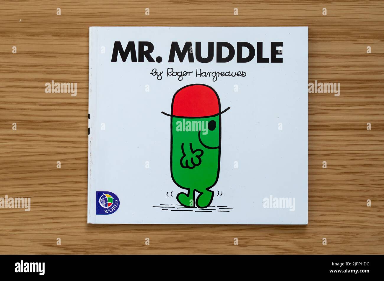 CHESTER, UNITED KINGDOM - JULY 31ST 2022: Mr Muddle, front cover of Mr Men series of books Stock Photo