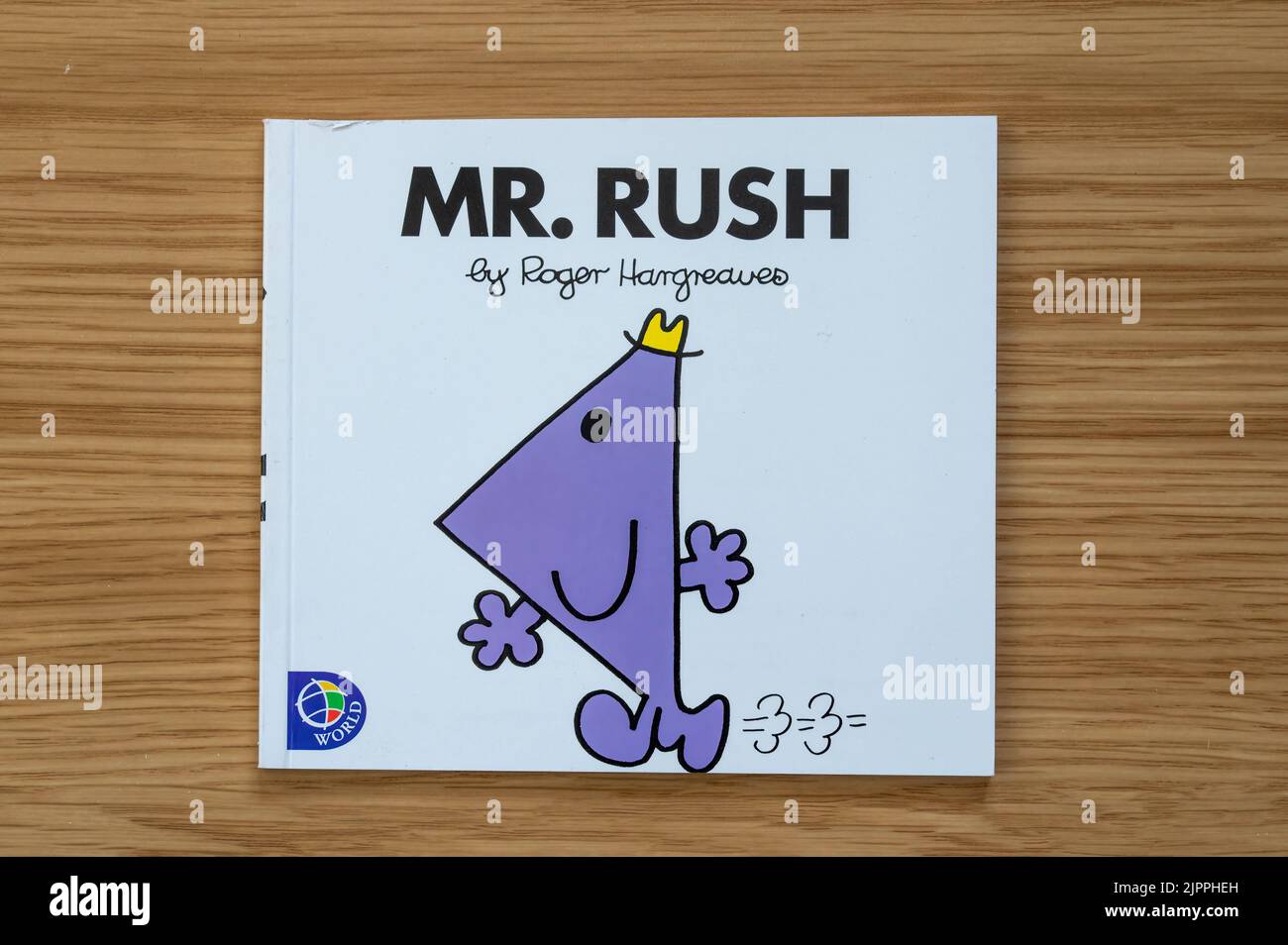 CHESTER, UNITED KINGDOM - JULY 31ST 2022: Mr Rush, front cover of Mr Men series of books Stock Photo