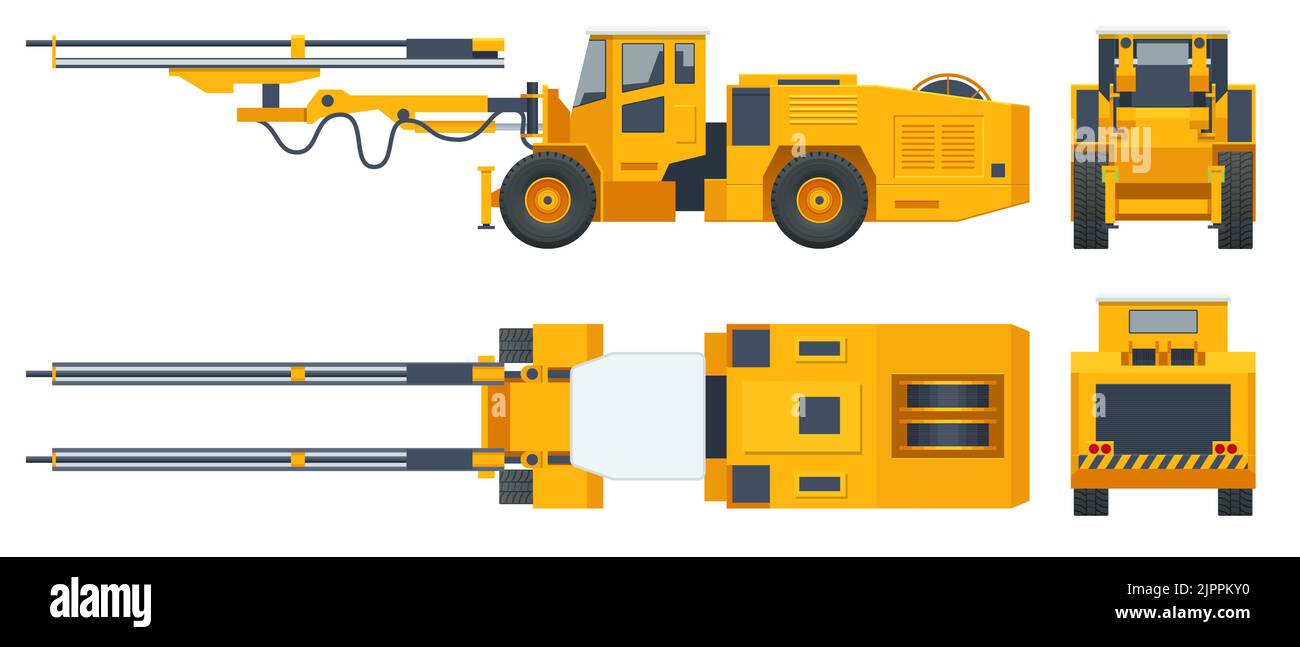Tunneling drilling rigs, selfpropelled drilling rigs. Bucketwheel