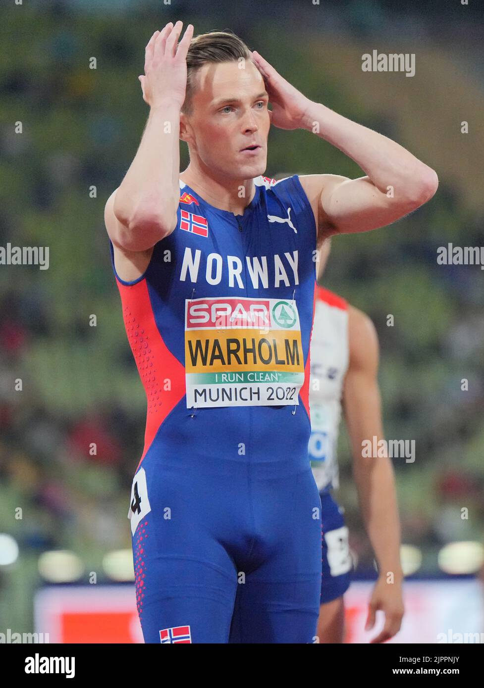 Men 400 Meter Racing Munich, Germany. 19th Aug, 2022. Athletics: European Championships ...