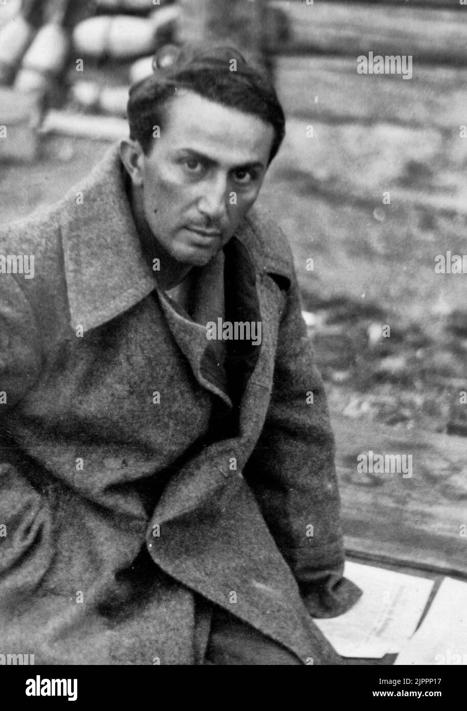 Yakov Dzhugashvili, Son of Soviet Premier Joseph Stalin, shortly after being captured by the Nazis in 1941 Stock Photo