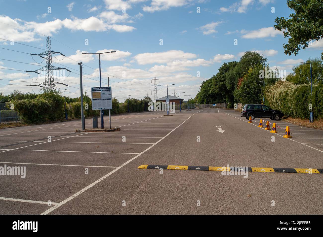 Wendover, Buckinghamshire, UK. No trains were running on the Chiltern