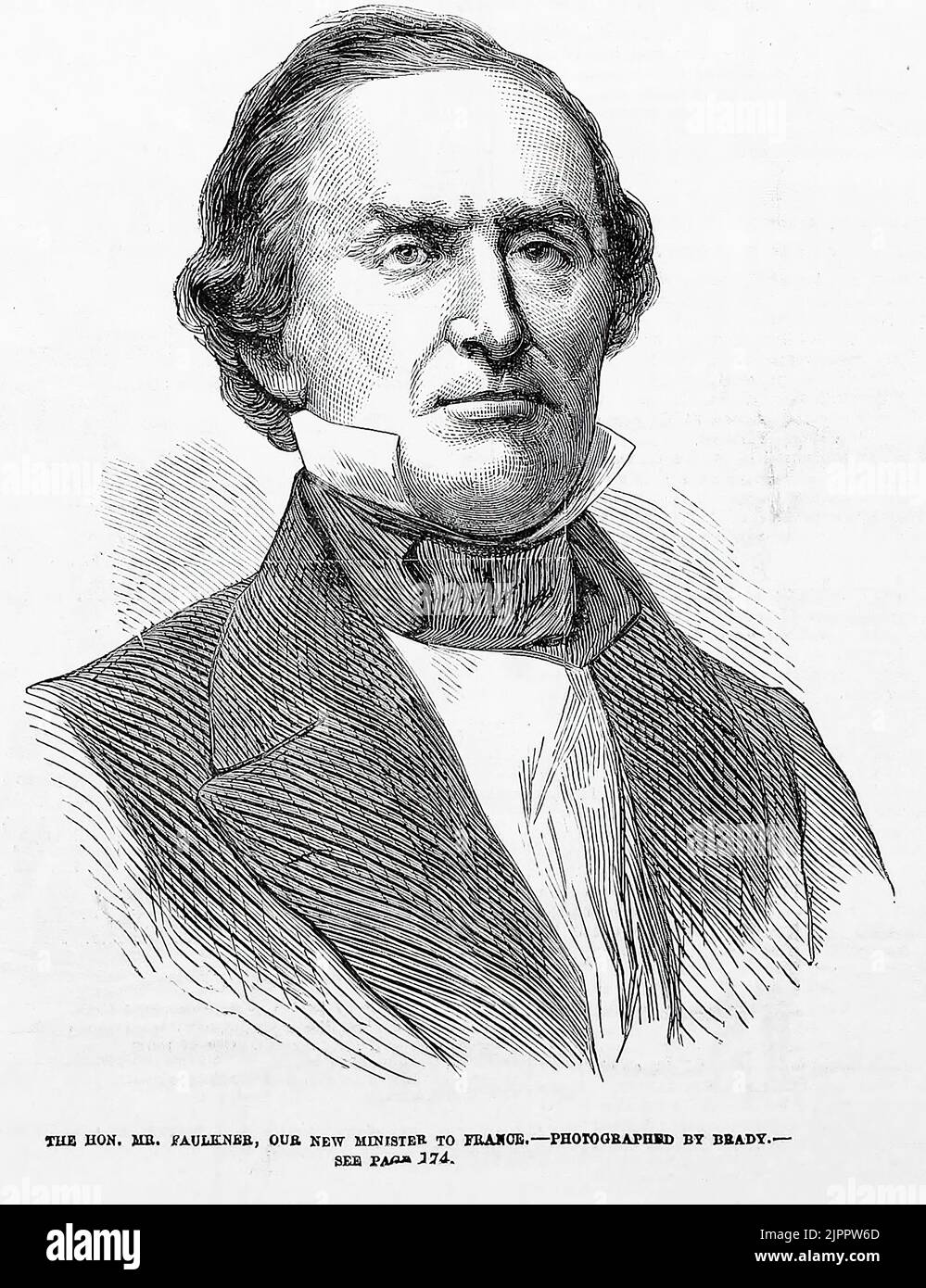 Portrait of Charles James Faulkner, our new Minister to France (1860