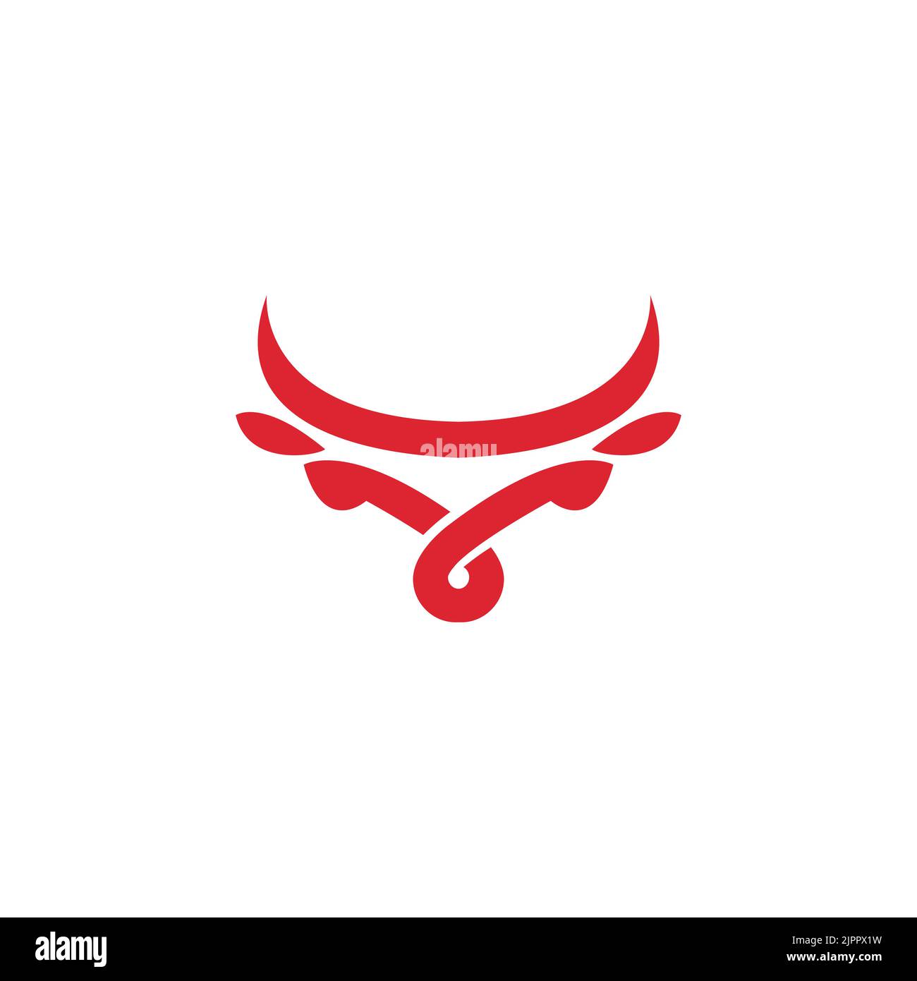 Butcher logo, cow meat icon, cow silhouette Stock Vector