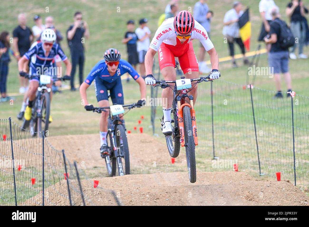 Cycling Mountain Bike. European Championships Munich 2022 Stock Photo