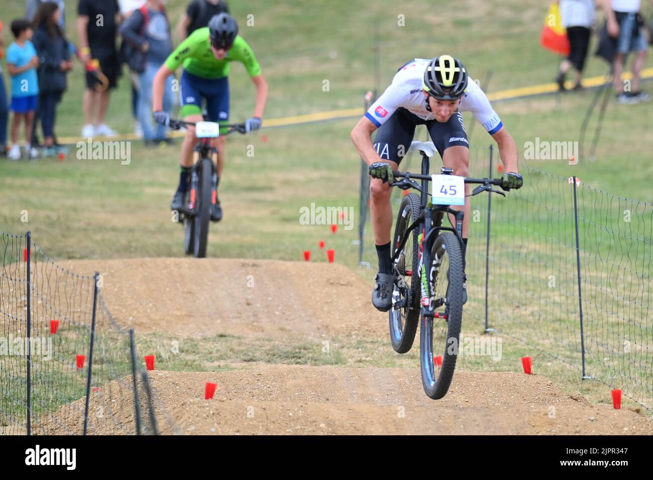 Cycling Mountain Bike. European Championships Munich 2022 Stock Photo